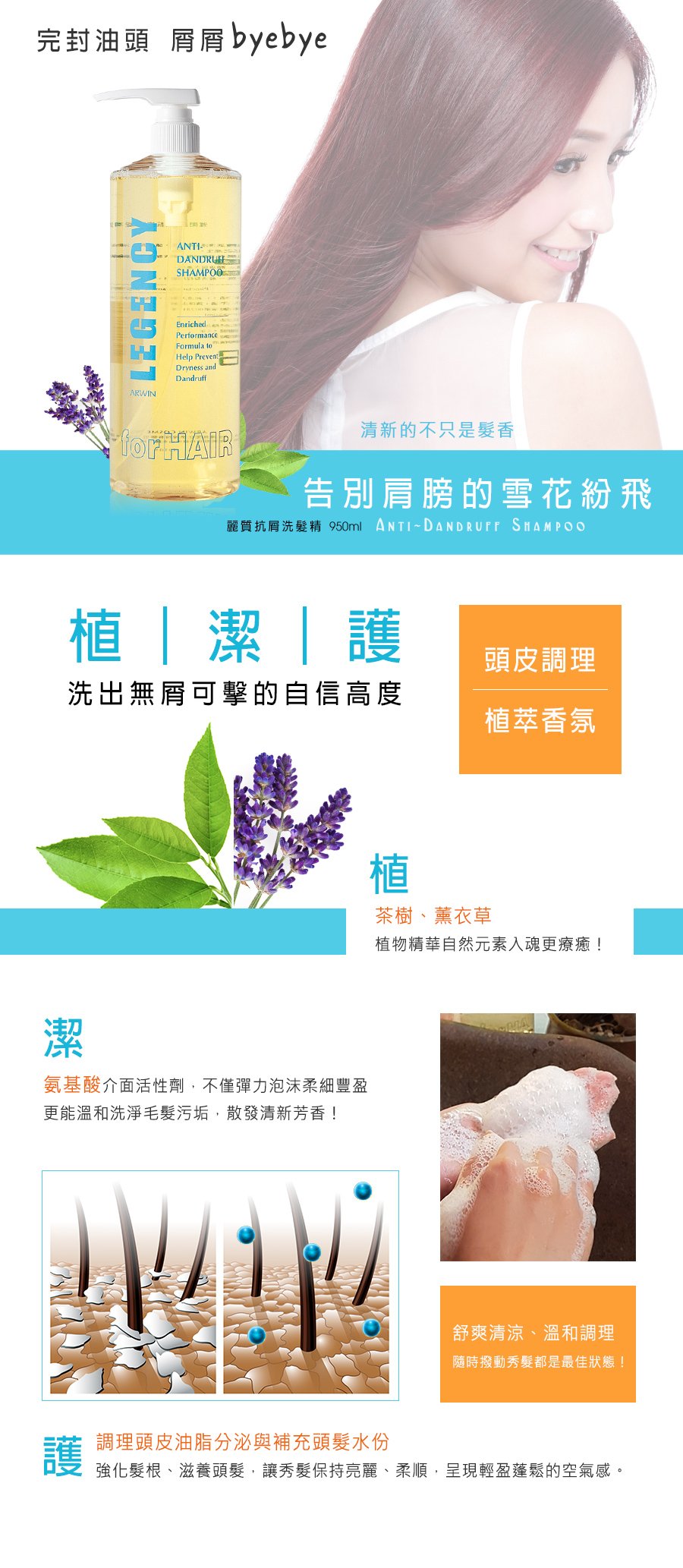 麗質抗屑洗髮精