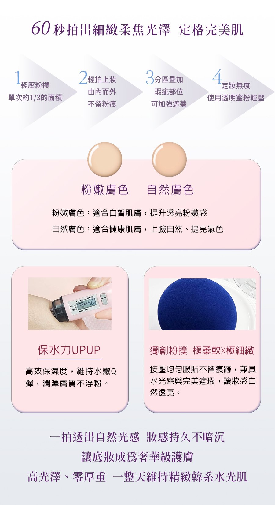 鑽石光美肌防護氣墊粉底