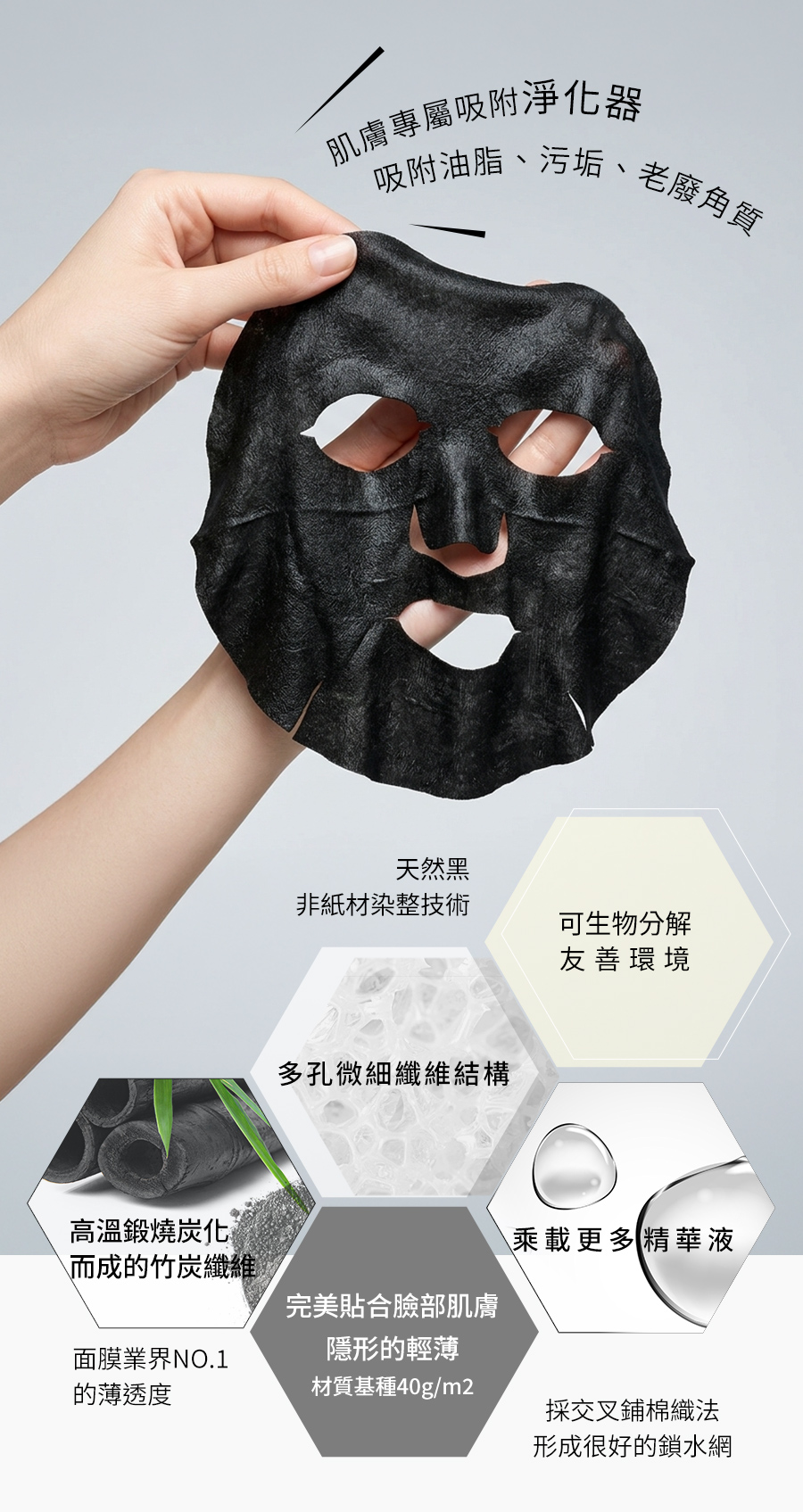 _極度乾淨黑面膜